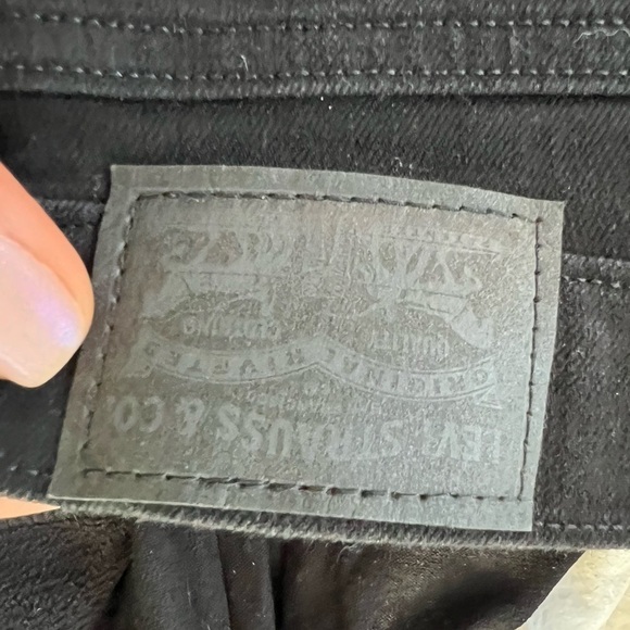 Levi’s 505 straight black jeans size 31 - Picture 5 of 7